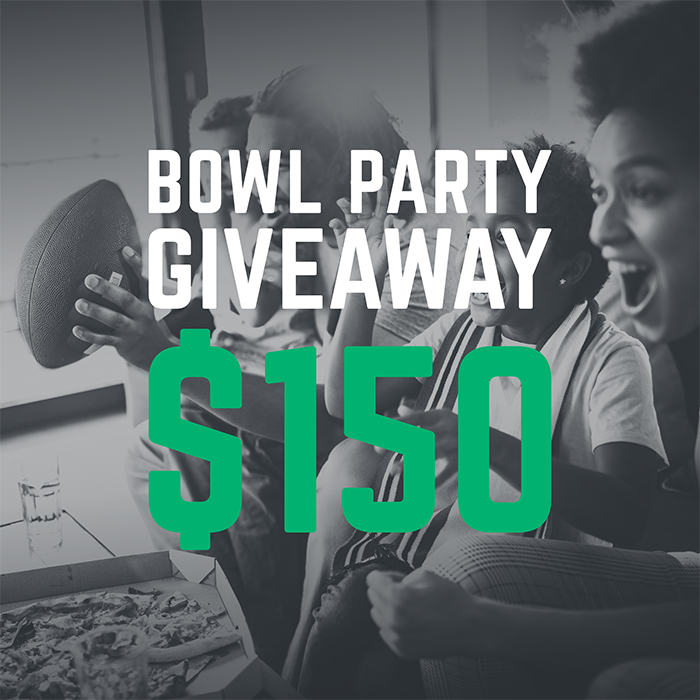 Superbowl giveaway promotion photo